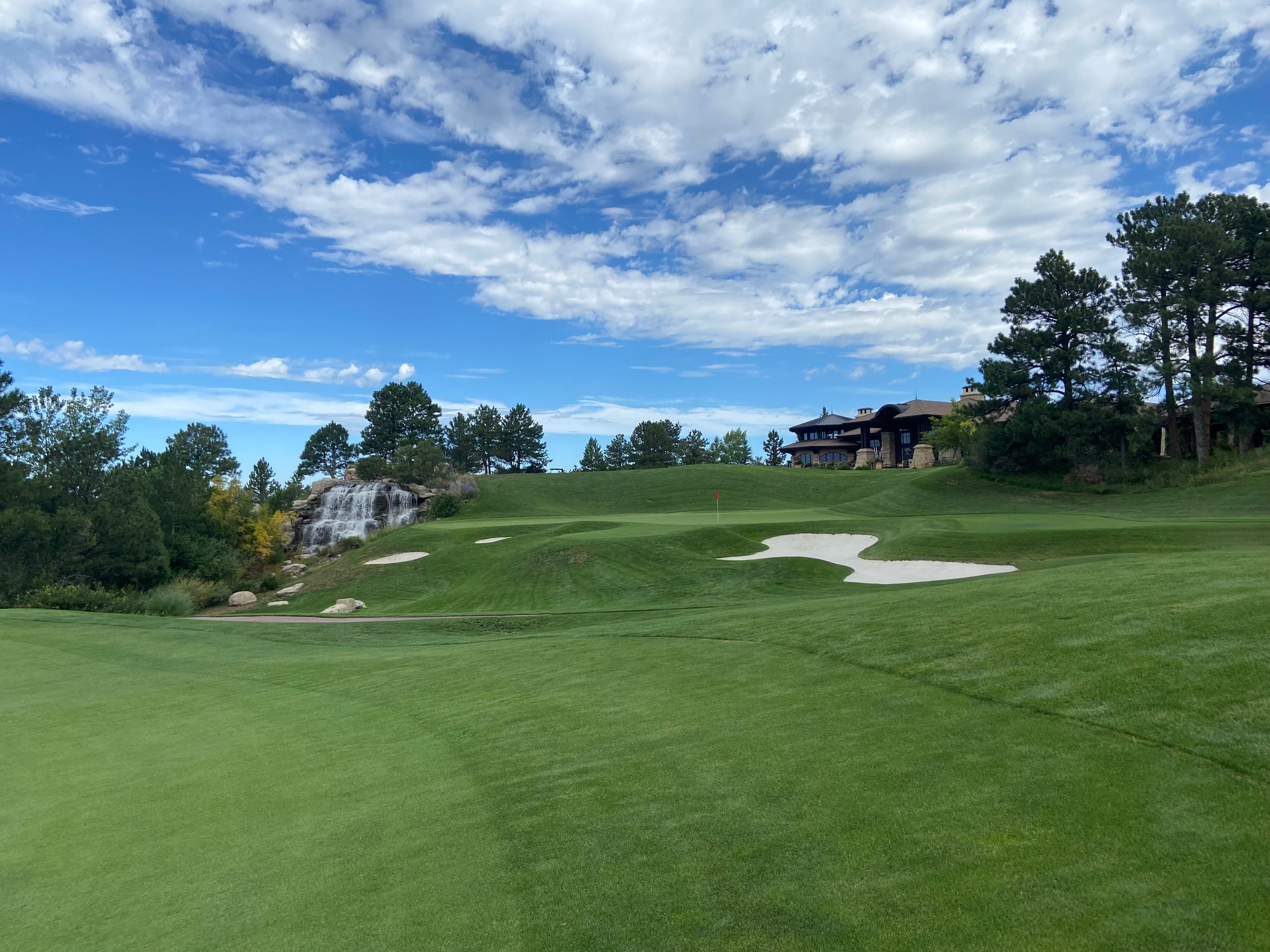 A golf course fairway representing the Links & Rinks golf and hockey lifestyle